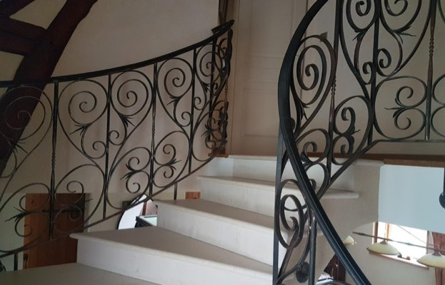 escalier métallique